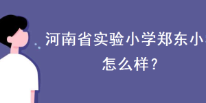 河南省实验小学郑东小学怎么样好进吗？2020招生收费标准是怎样的