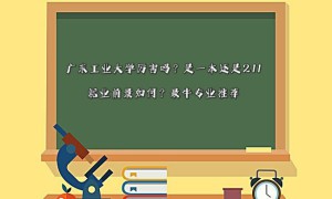 广东工业大学厉害吗?是一本还是211?就业前景如何?最牛专业推荐