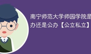 南宁师范大学师园学院是民办还是公办