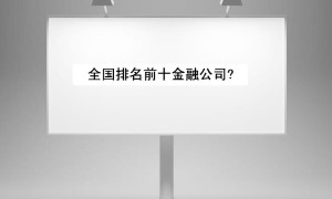 金融公司是做什么的靠什么赚钱？全国排名前十金融公司你都知道吗